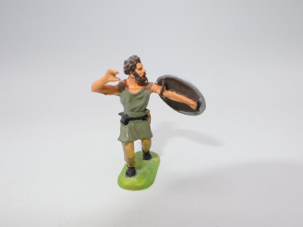 Norman foot soldier defending with shield