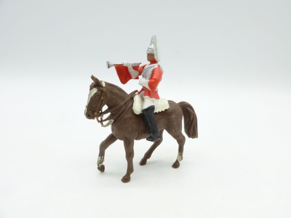 Britains Swoppets Life Guards: Soldier with fanfare on horseback
