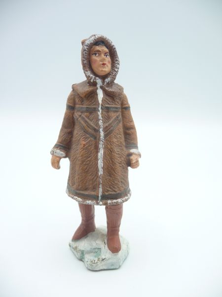 Elastolin Composition Eskimo / Inuit standing (11 cm) - very good condition