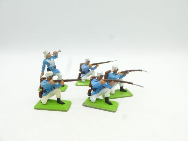 Britains Deetail Set of Foreign Legionnaires on foot (5 figures)