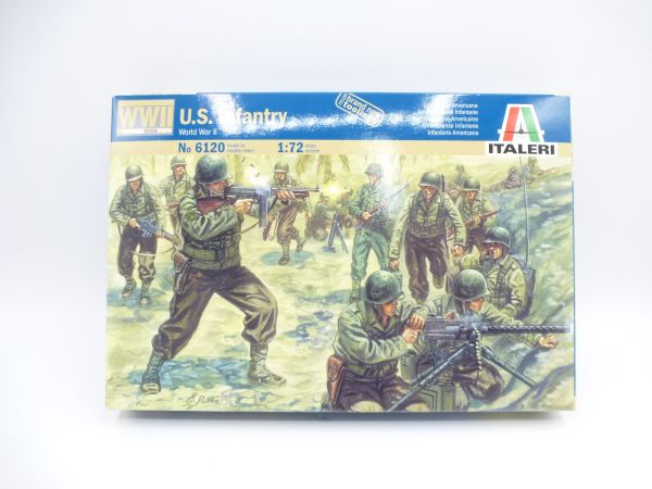 Italeri 1:72 US Infantry, No. 6120 - orig. packaging, on cast