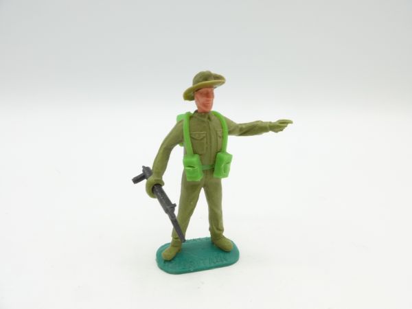 Timpo Toys Australian standing, MG sideways, pointing
