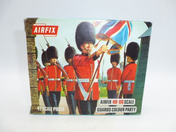 Airfix 1:72 Guard Colour Party, No. S2-59 - orig. packaging, blue box, on cast