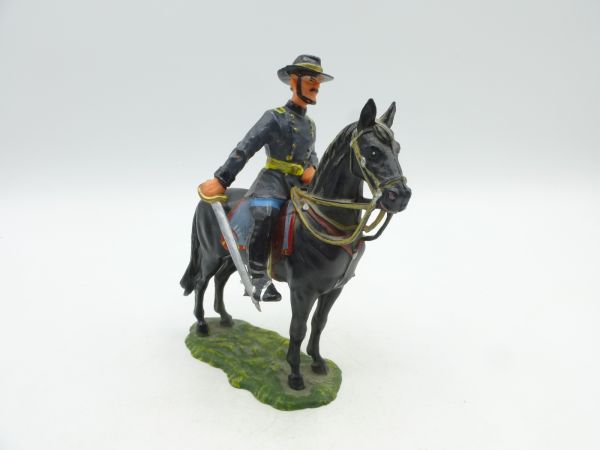Elastolin 7 cm Nordstaaten: Offizier zu Pferd, Nr. 9175