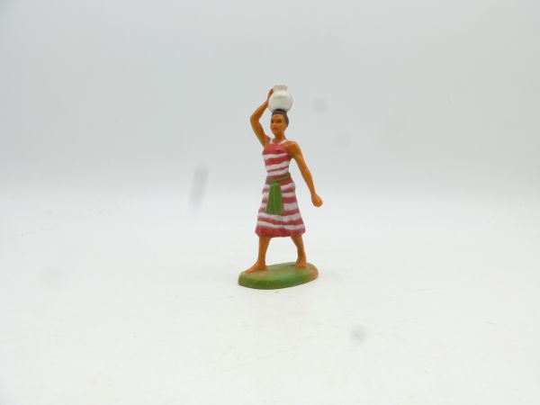 Indian woman with jug on her head (French figure, similar to Clairet)