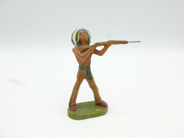 Indianer stehend schießend, unbekannter Hersteller (8 cm)
