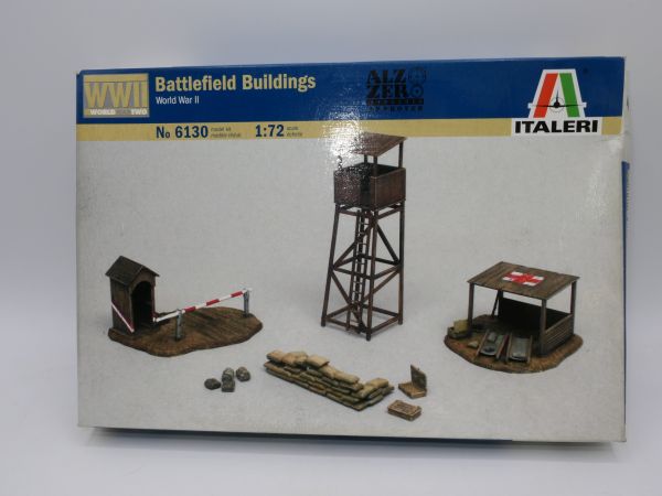 Italeri Battlefield Buildings, No. 6130 - orig. packaging, on cast