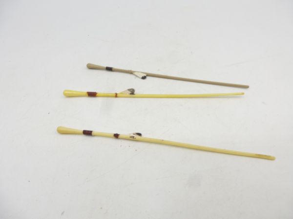 Elastolin 7 cm 3 Indian spears for figures painting 1 and 2