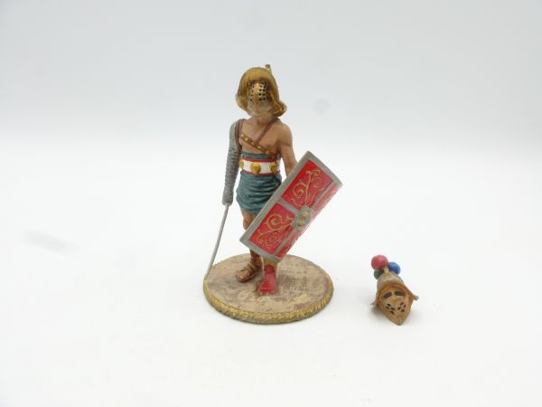 Modification 7 cm Gladiator with weapon + shield (metal figure)