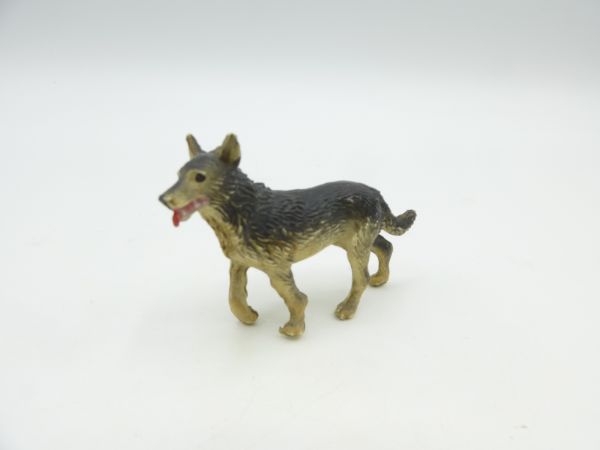 Elastolin 7 cm Schäferhund (Hartplastik), Nr. 3843 - frühe Figur
