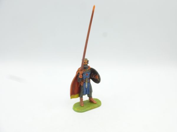 Modification 7 cm Great knight with lance + shield - very good painting