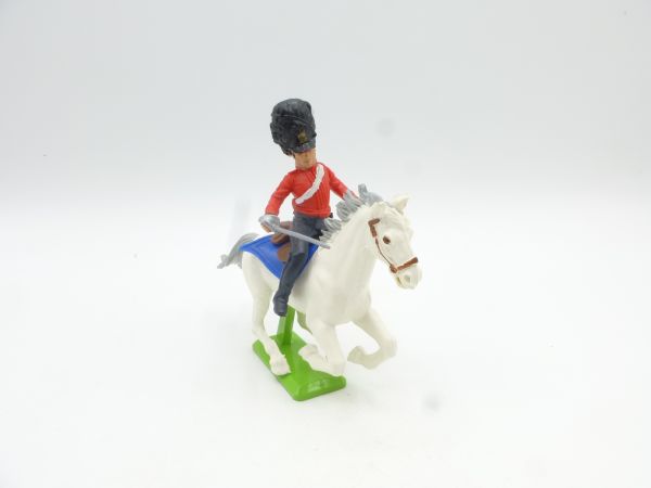 Britains Deetail Waterloo soldier riding, sabre sideways - modification