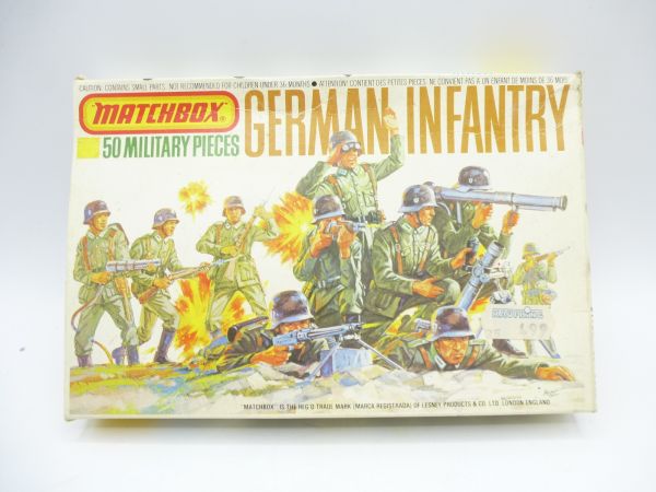 Matchbox 1:76 German Infantry, No. P 5003 - orig. packaging, loose, complete