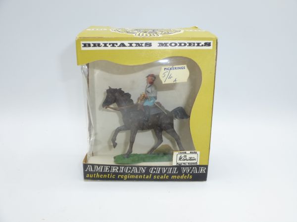 Britains Swoppets American Civil War soldier on horseback with trumpet - orig. packaging