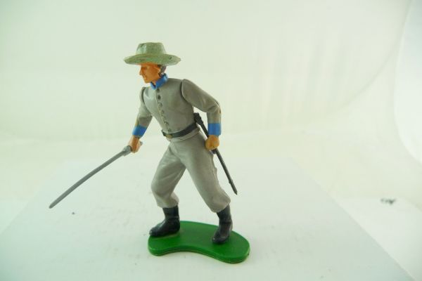 Britains Swoppets Confederate Army soldier, officer with sabre