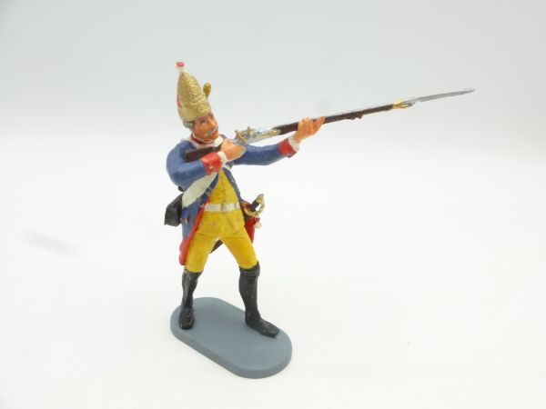 Preiser 7 cm Prussia 1756, Inf. Reg. 38, grenadier standing firing