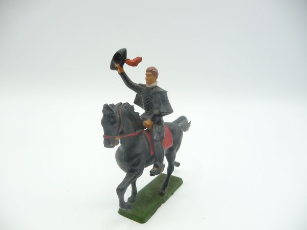 Starlux Nobleman riding, waving with hat - great figure