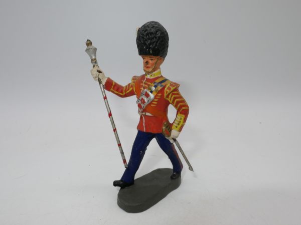 Elastolin compound Guardsman, band / bandmaster - see photos