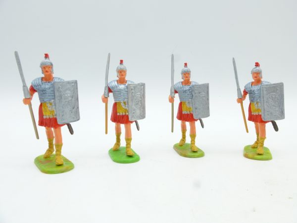 Elastolin 4 cm 4 legionnaires marching, No. 8801