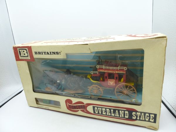 Britains Overland Stage, four-horse stagecoach, No. 7615 - orig. packaging