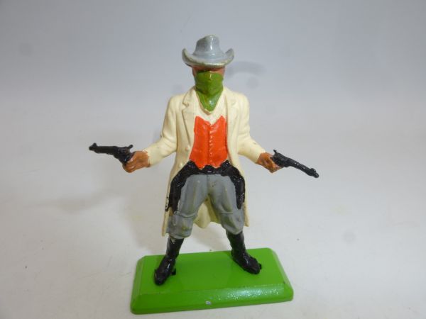 Britains Deetail Bandit standing with long coat + 2 pistols - brand new