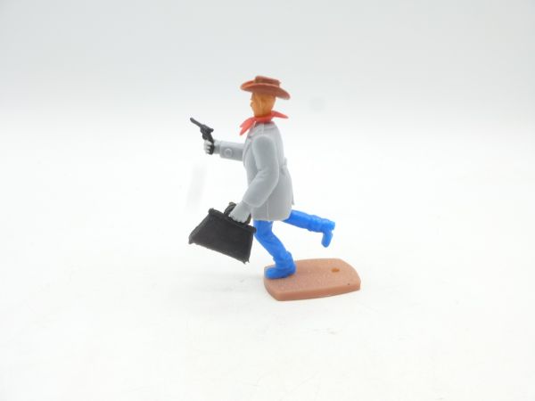 Plasty Gentleman laufend mit Pistole + Tasche