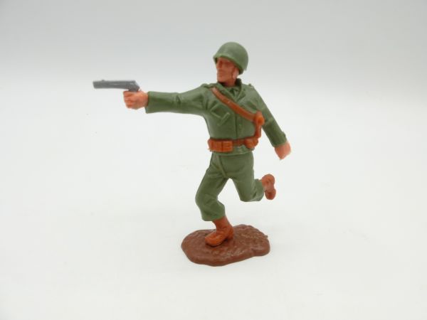 Timpo Toys American running firing with pistol - nice base plate