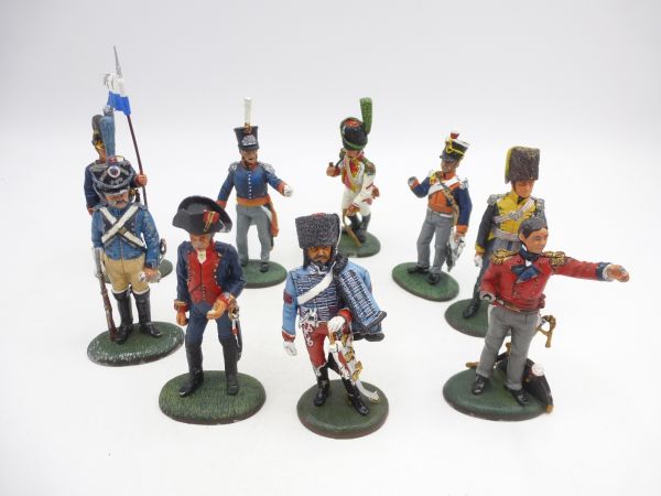 del Prado Waterloo Fußsoldaten (9 Figuren)