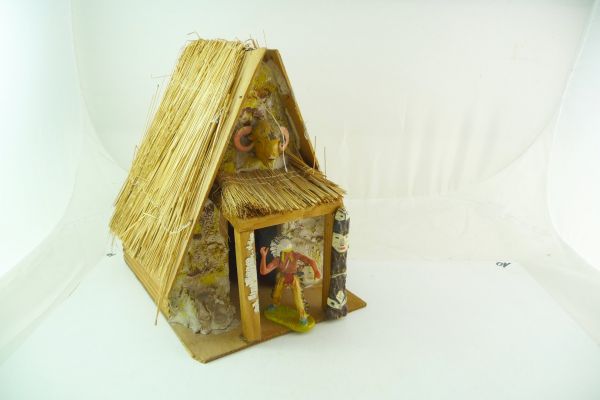 Straw hut for Wild West scenes (without figure) - used