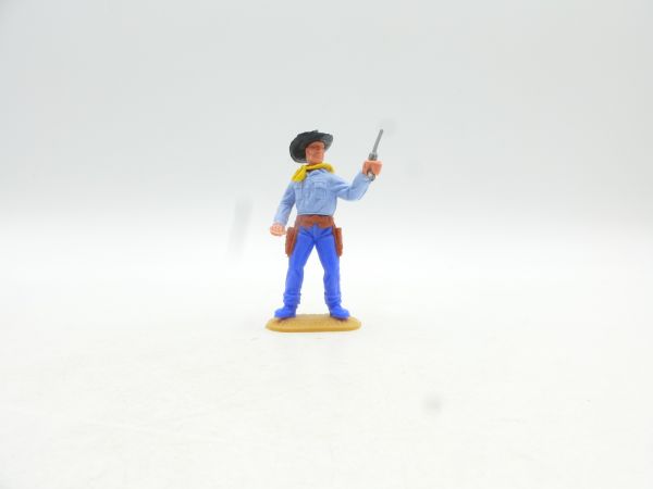 Timpo Toys Cowboy 2nd version standing, shooting pistol