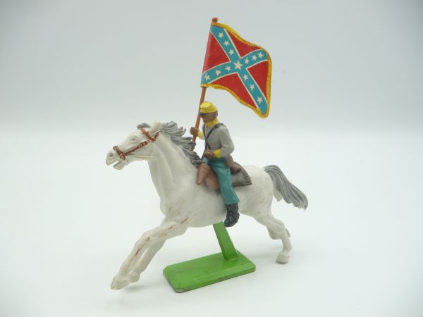 Britains Deetail Confederate Army soldier on horseback with flag