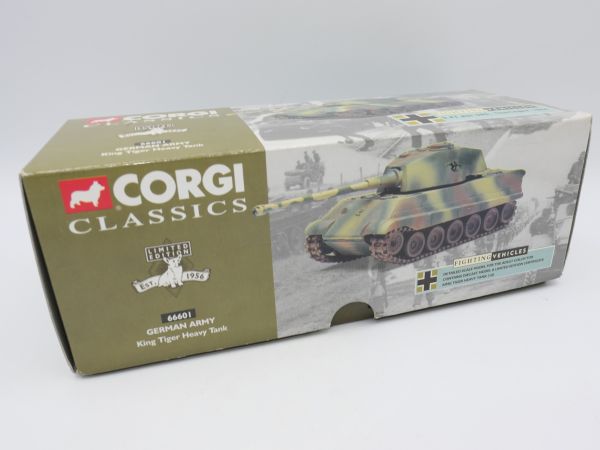 Corgi 1:60 Classics German Army KING TIGER Heavy Tank, Nr. 66601 - OVP