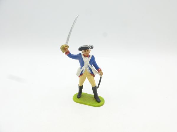 Preiser 7 cm Prussians: officer with sabre - top condition