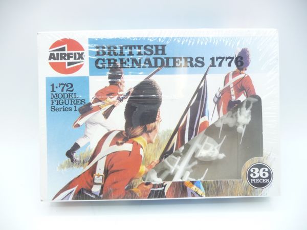 Airfix 1:72 Waterloo; British Grenadiers 1776, No. 1740 - orig. packaging, shrink-wrapped