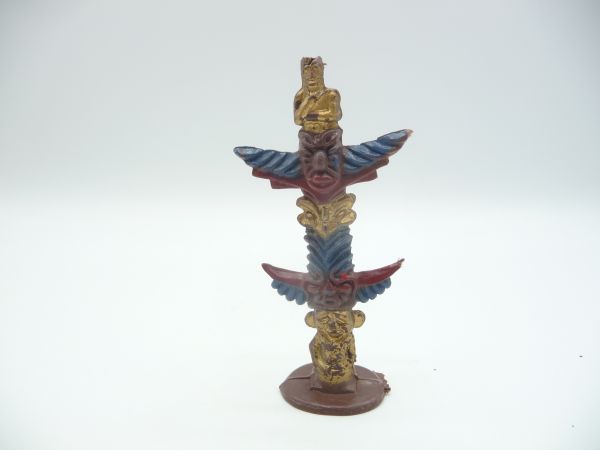 Torture pole brown with gold/red/blue
