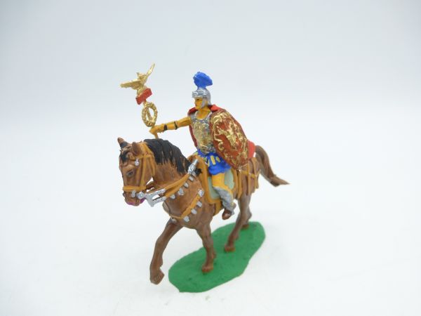Roman standard bearer riding with cape