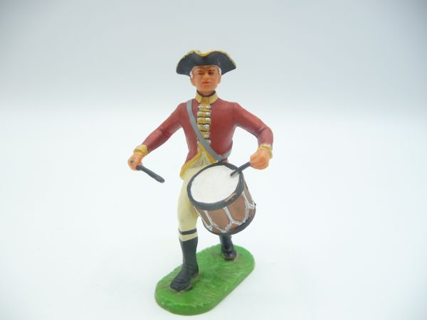 Elastolin 7 cm British Grenadiers: Drummers marching, No. 9134