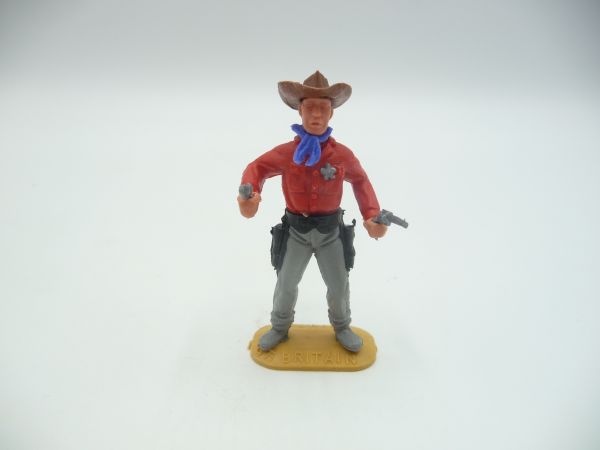 Timpo Toys Sheriff 2nd version, red - top condition