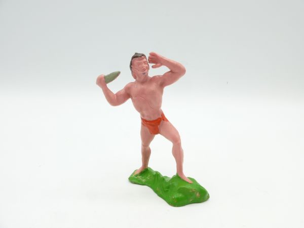 Heinerle Tarzan with knife, calling - painted