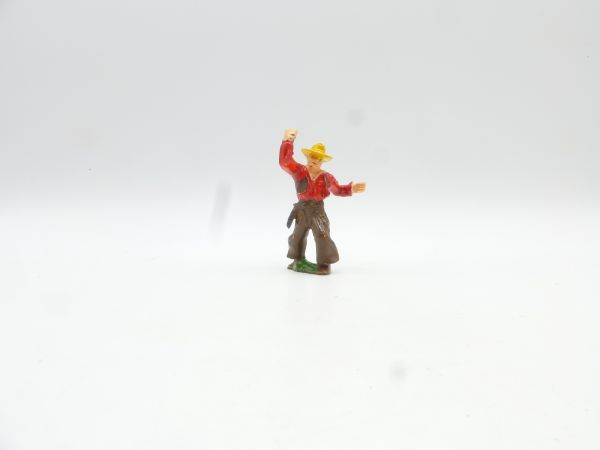 Heimo Cowboy in fistfight, red shirt (hard plastic)