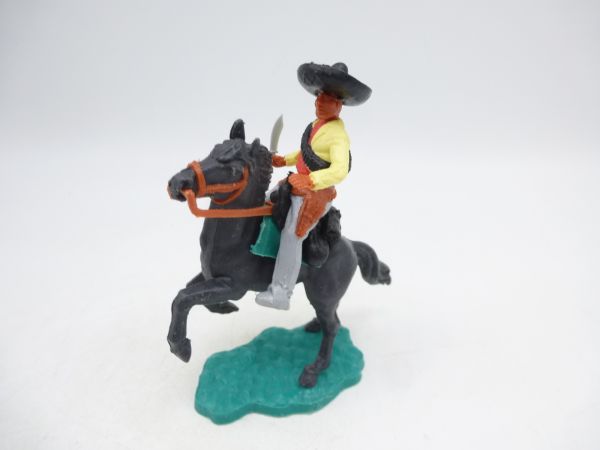 Timpo Toys Mexican riding, yellow with knife - great lower part