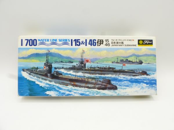 Fujimi 1:700 Water Line Series "I-15 & I-46" Japan Navy Submarine