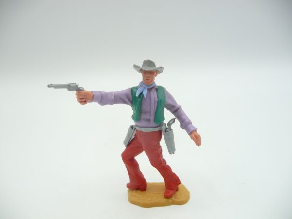 Timpo Toys Cowboy 2. Version vorgehend mit Pistole