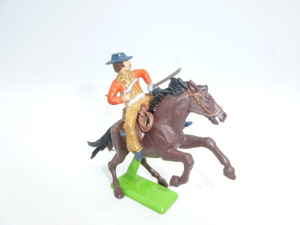 Britains Deetail Mexican riding with pistol + sabre - rare figure