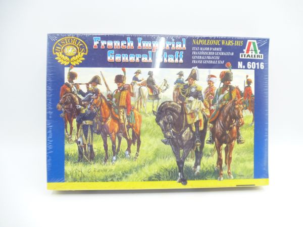 Italeri 1:72 French Imperial Staff, No. 6016 - orig. packaging, shrink wrapped