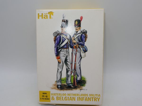 HäT 1:72 Waterloo: Niederländische Miliz + Belgische Infanterie, Nr. 8096