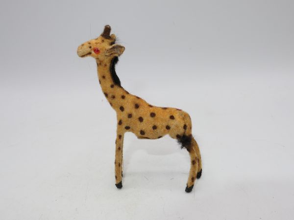 Giraffe with fabric/velvet surface - marked see photos