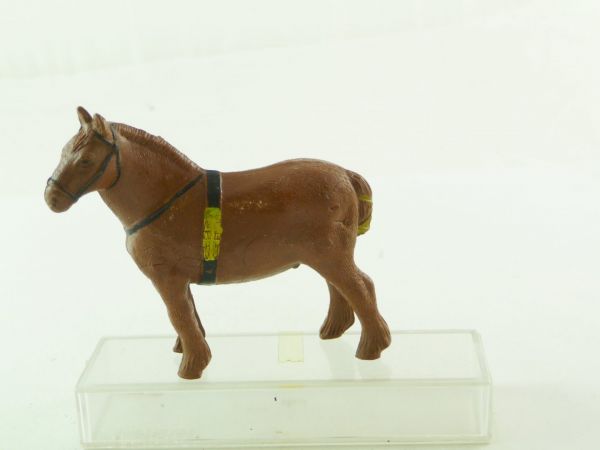 Britains Kutschpferd braun - tolle Figur, frühes Pferd