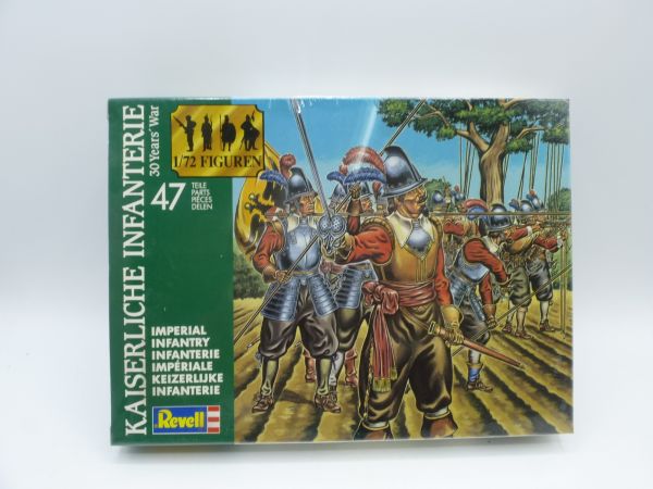 Revell 1:72 Imp. Infantry (30 Years war) boxed no. 2556, shrink - wrapped