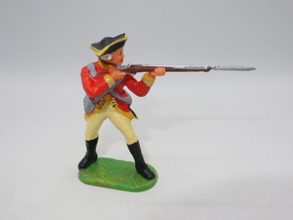 Elastolin 7 cm Britische Grenadiere: Soldat stehend schießend, Nr. 9145